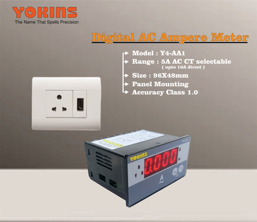 Y4-AA1 AC Ammeter (Single Phase)