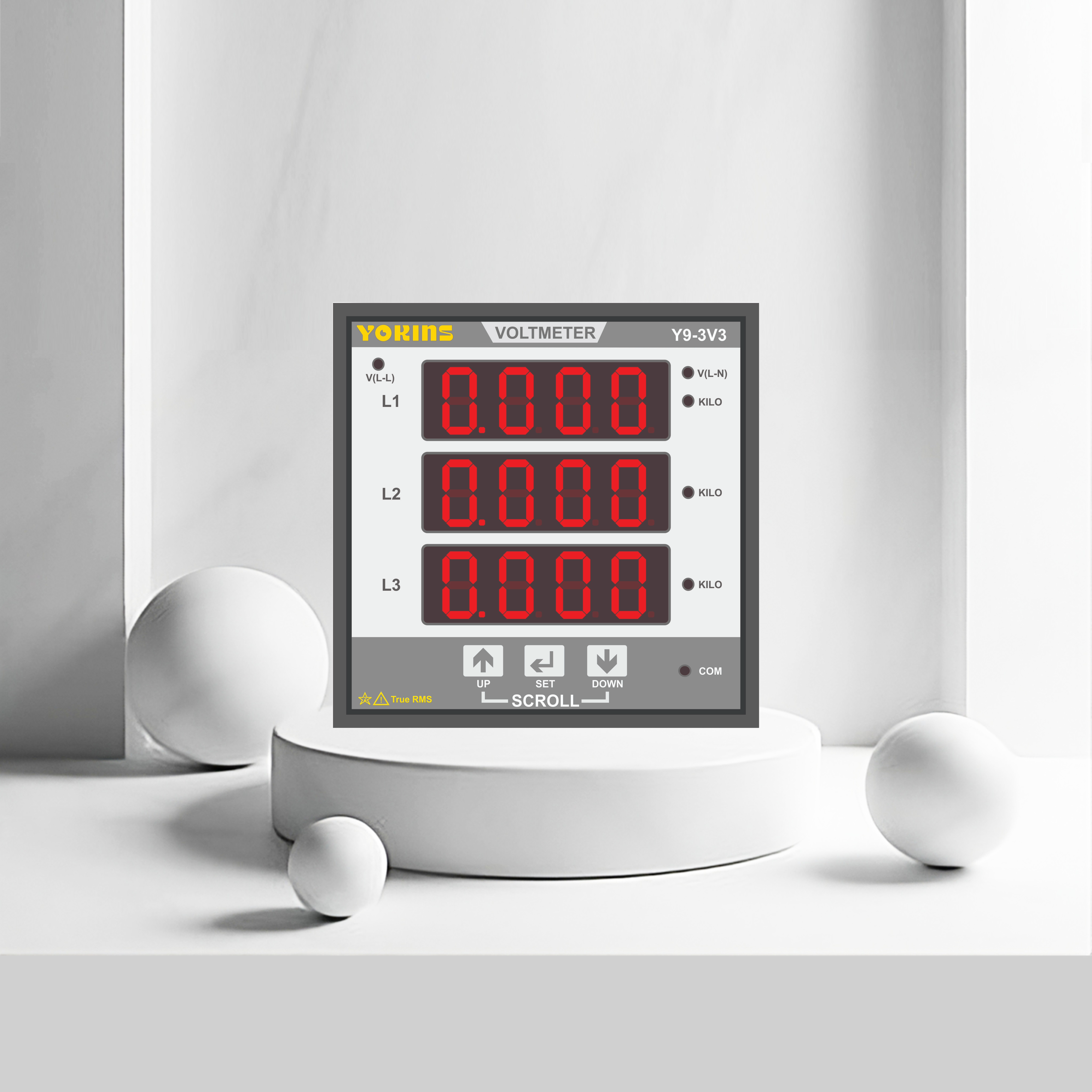 AC Voltmeter (Three Phase)