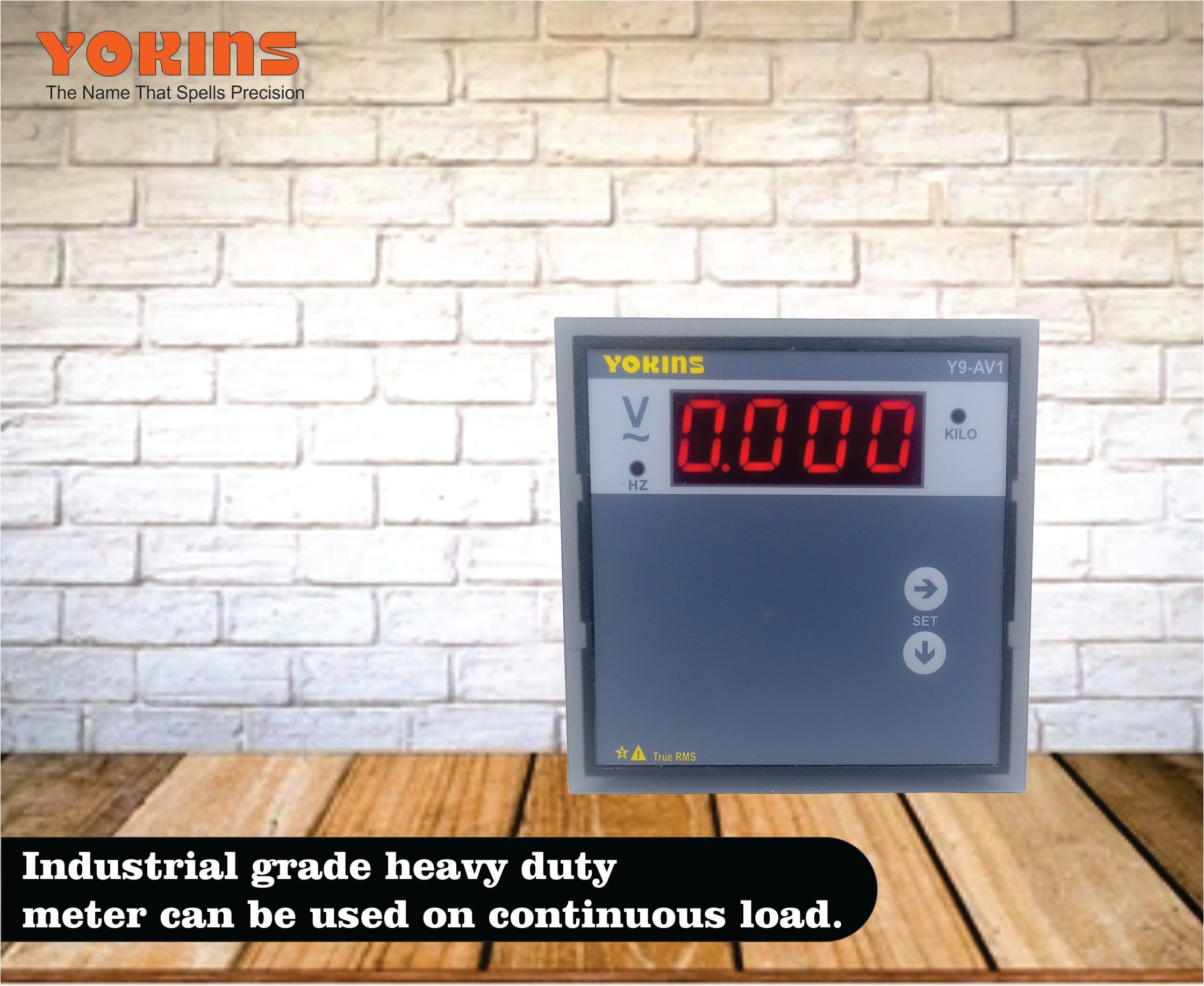 Y9-AV1 AC Voltmeter (Single Phase)