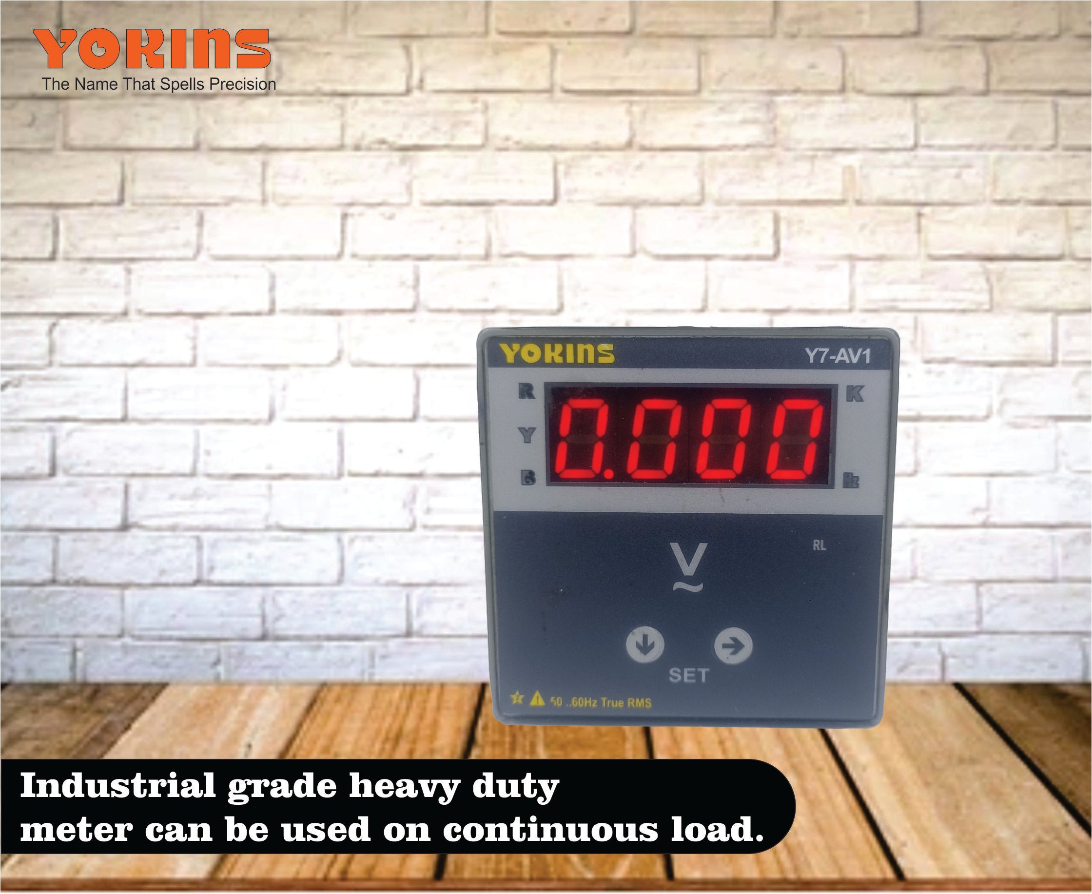 Y7-AV1 AC Voltmeter (Single Phase)