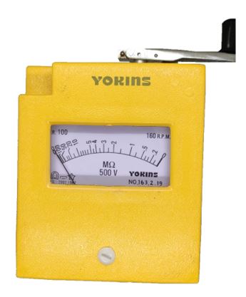 Insulation Tester Hand driven generator ABS body