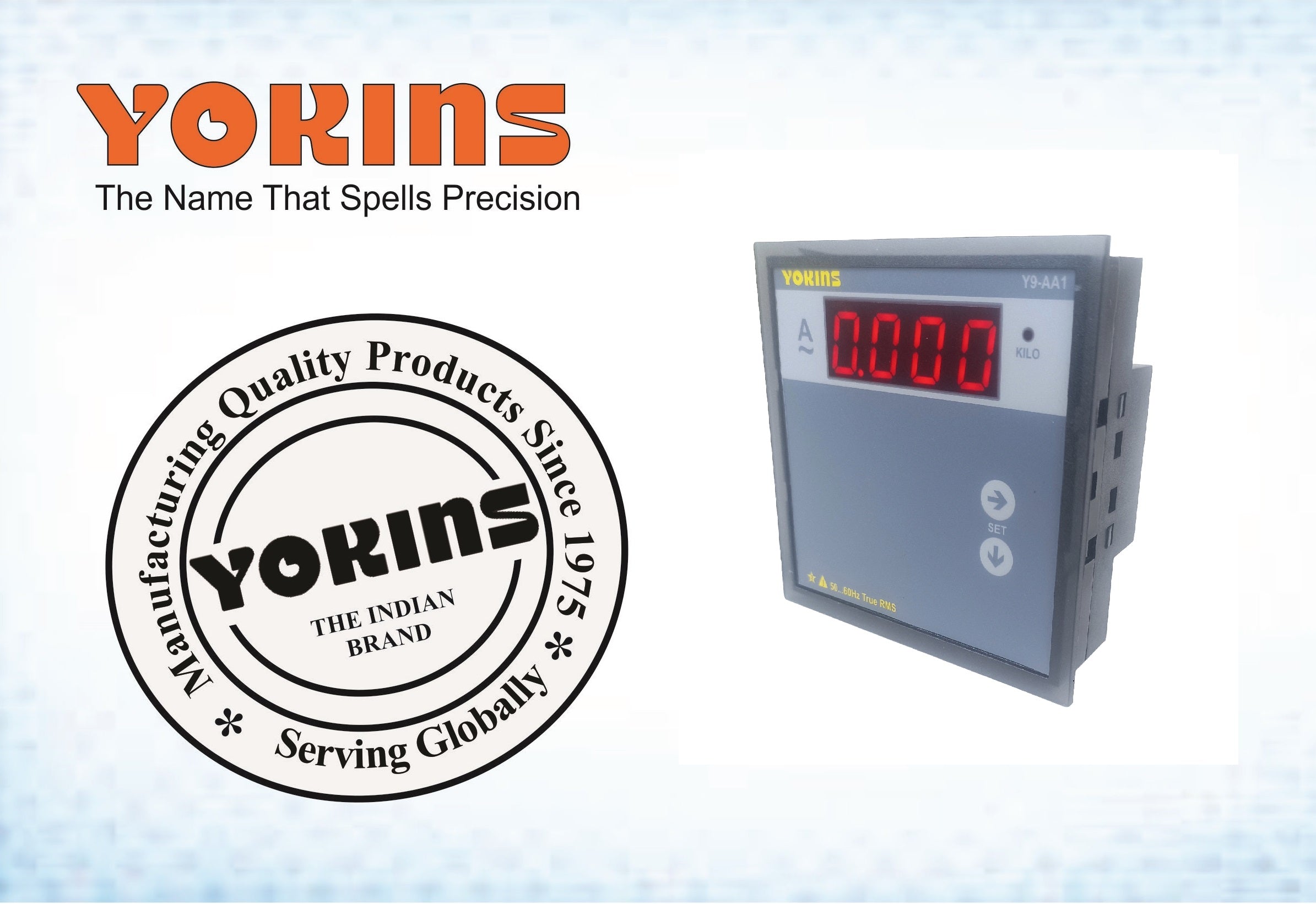 Y9-AA1 AC Ammeter (Single Phase)