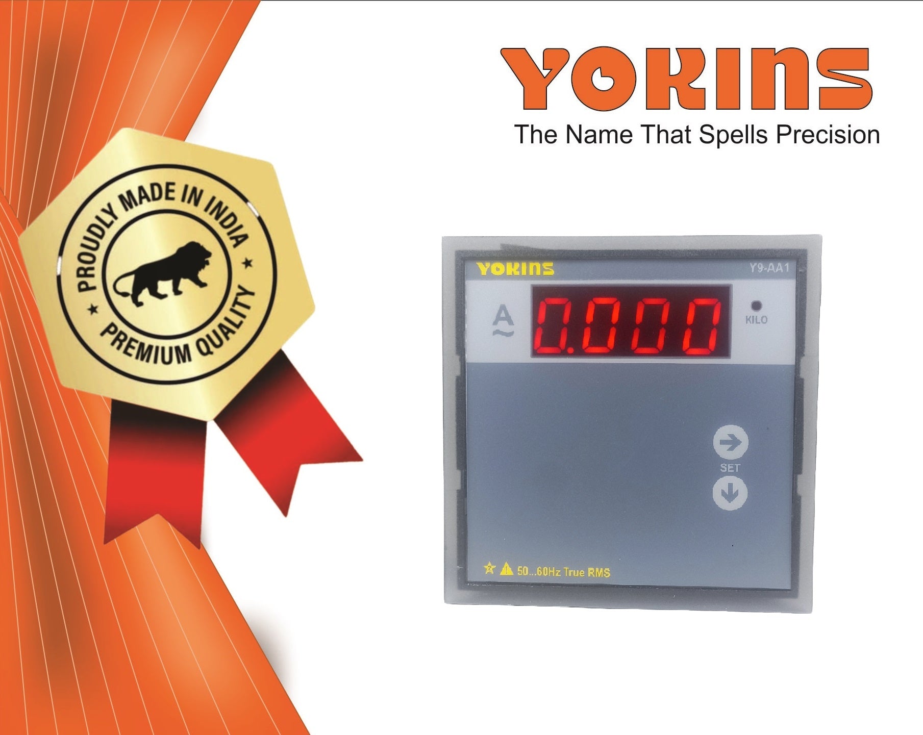 Y9-AA1 AC Ammeter (Single Phase)