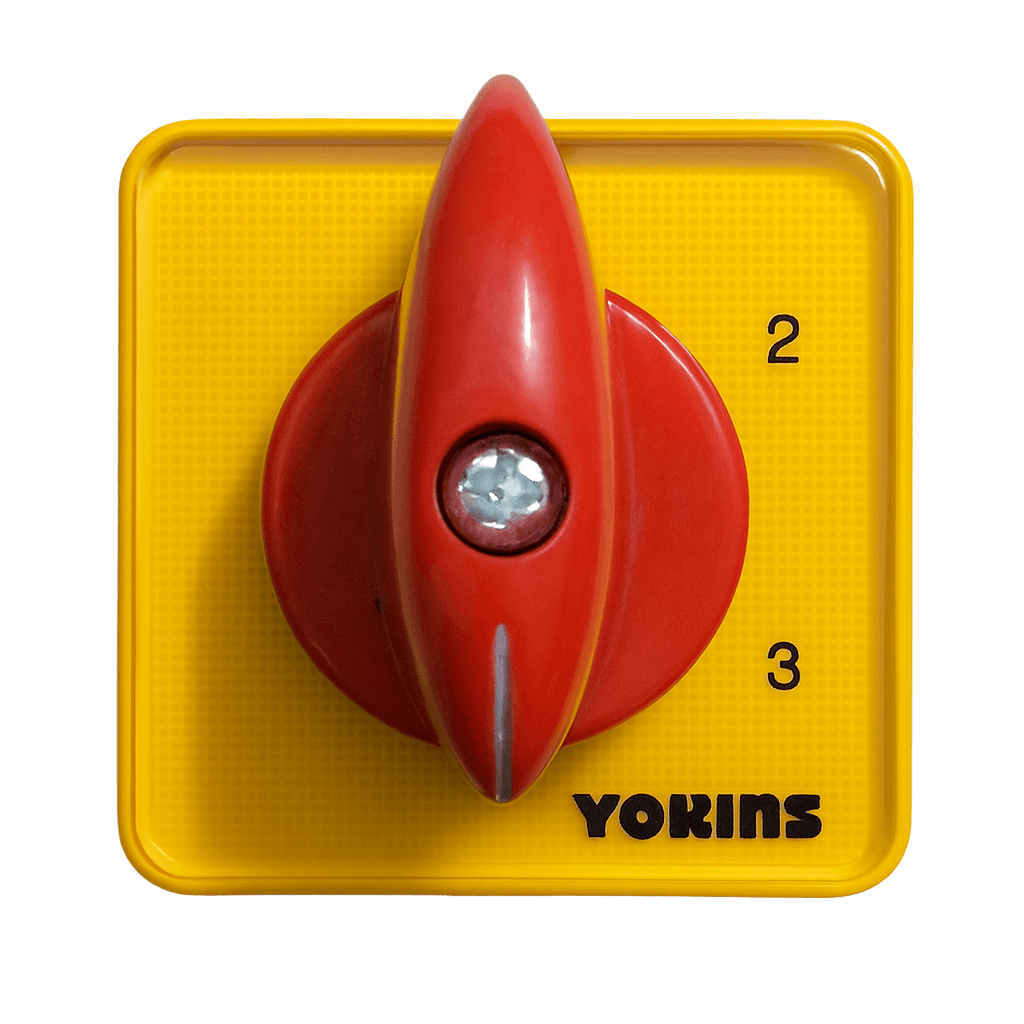 Cam operated rotary switch by Yokins Instruments with multiple selector positions and a durable design.
