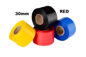 Yokins Instruments heat shrink sleeve applied to wire for insulation and protection in electronic and electrical projects.