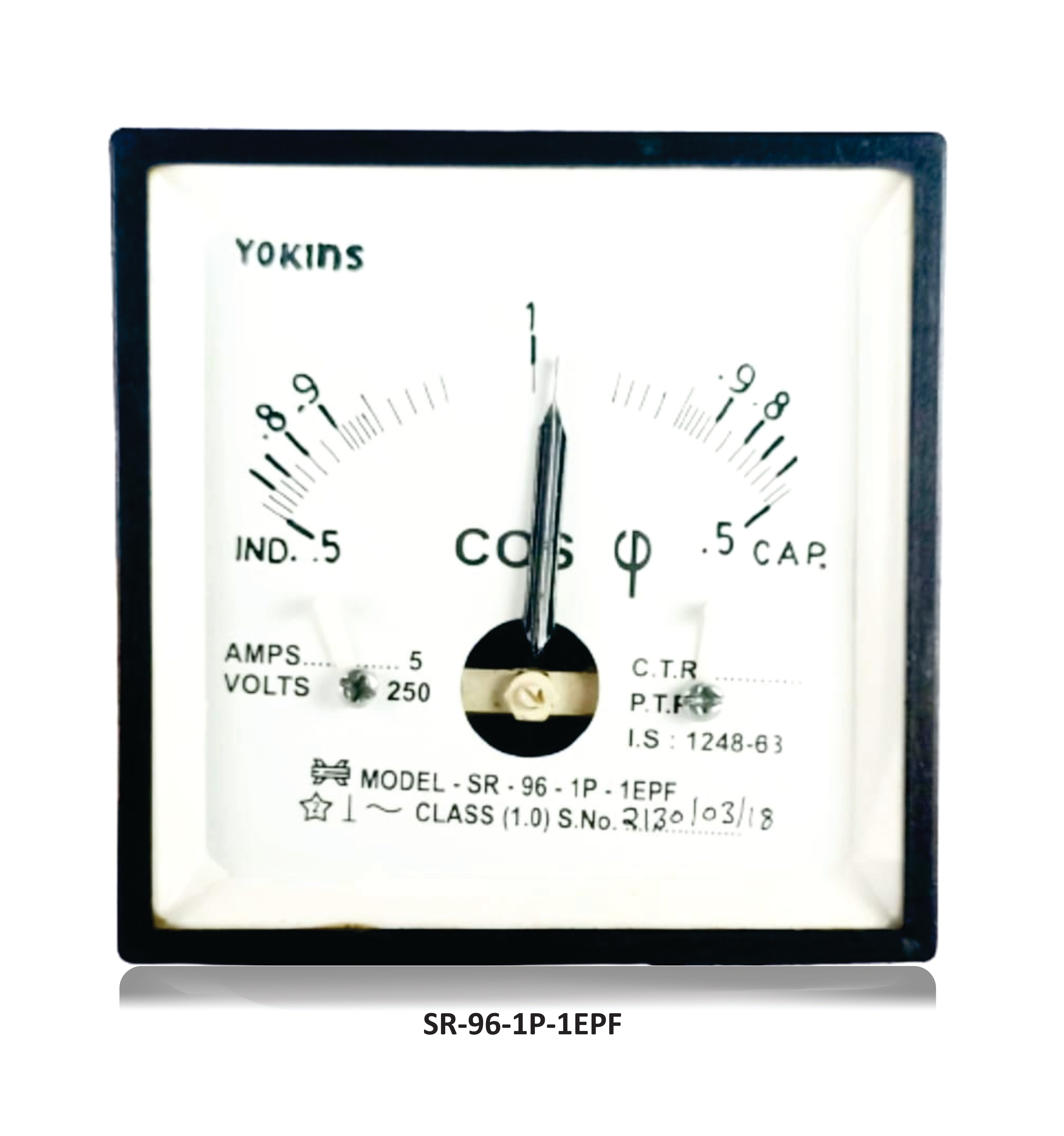 Analog Power Factor Meter