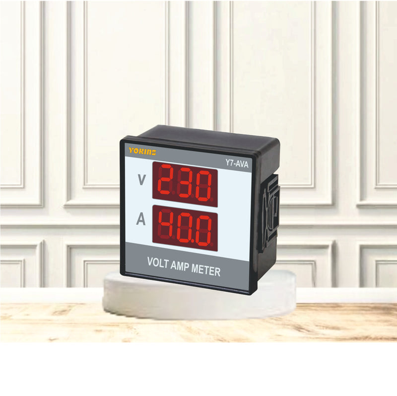 Y7-AVA-220V AC - Volt & Ampere Meter