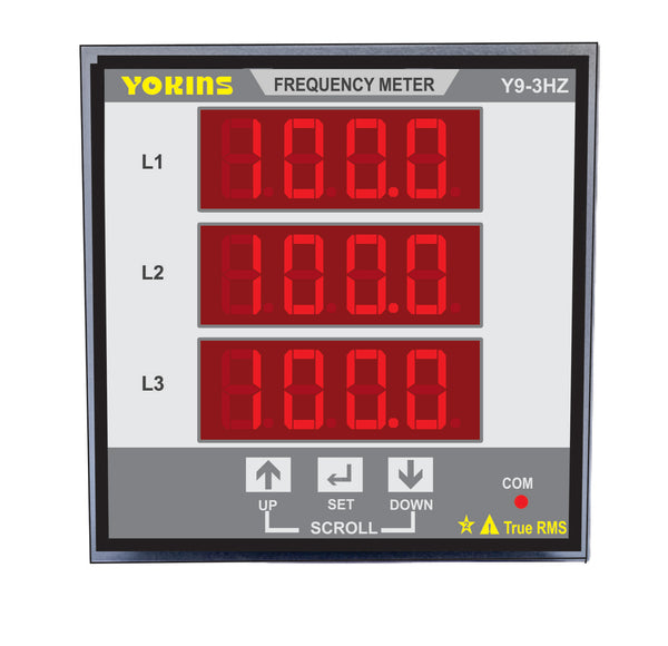 Yokins Instruments Y9-3Hz-IR device with a sleek design, featuring a digital display and infrared sensor for precise measurements.