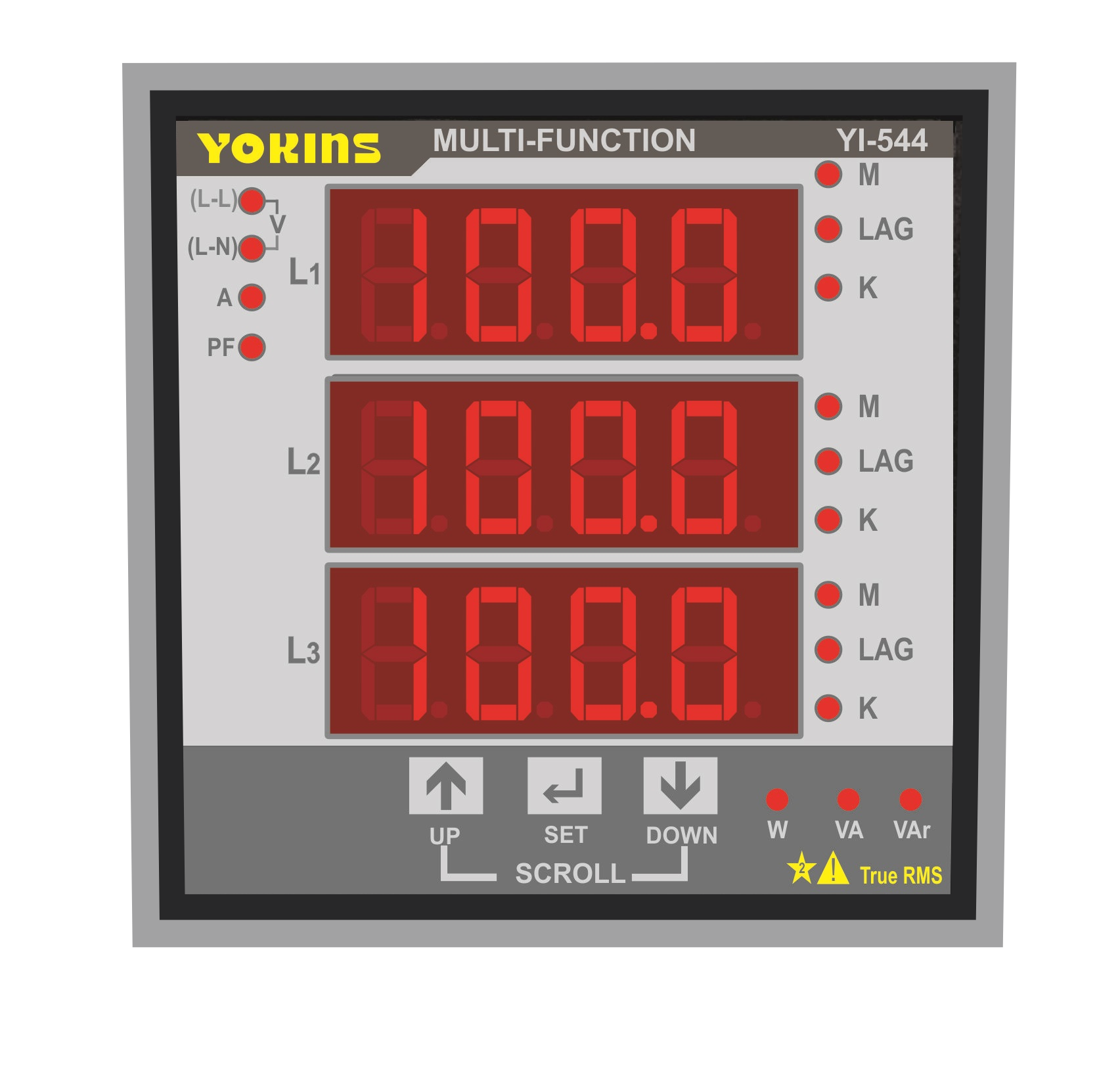 AC Three Phase Multifunction Meter